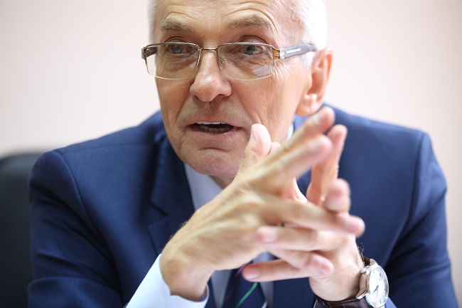 Председатель профсоюза работников НАН Украины, кандидат философских наук Анатолий Широков 